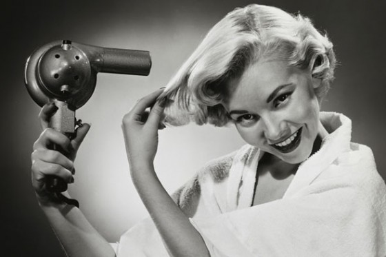 blond-blow-drying-hair