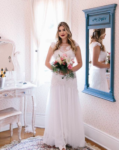 vestido de noiva civil 2018