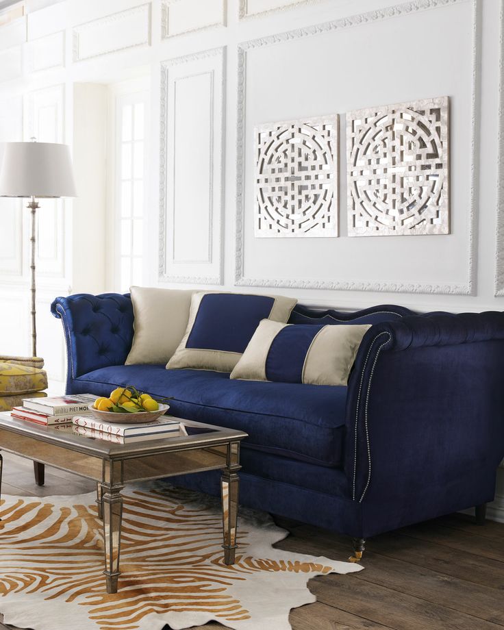 Cute decor: sofá azul - Niina Secrets
